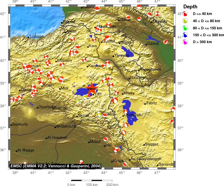 Regional moment Tensor