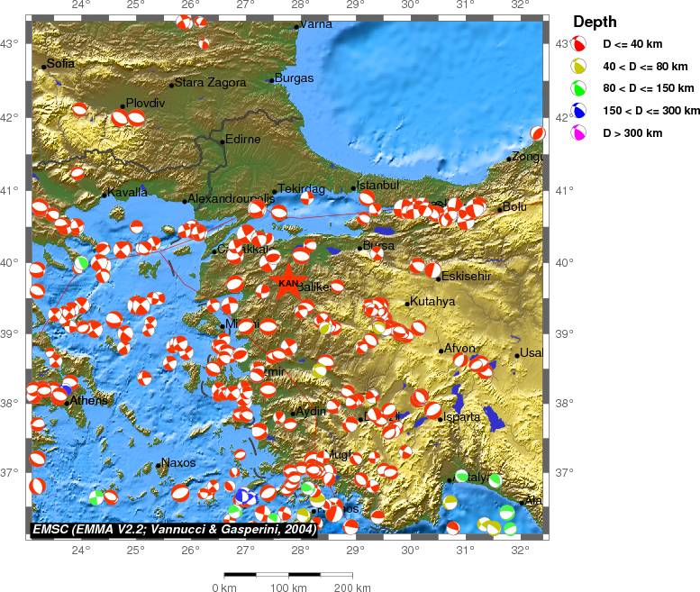 Regional moment Tensor
