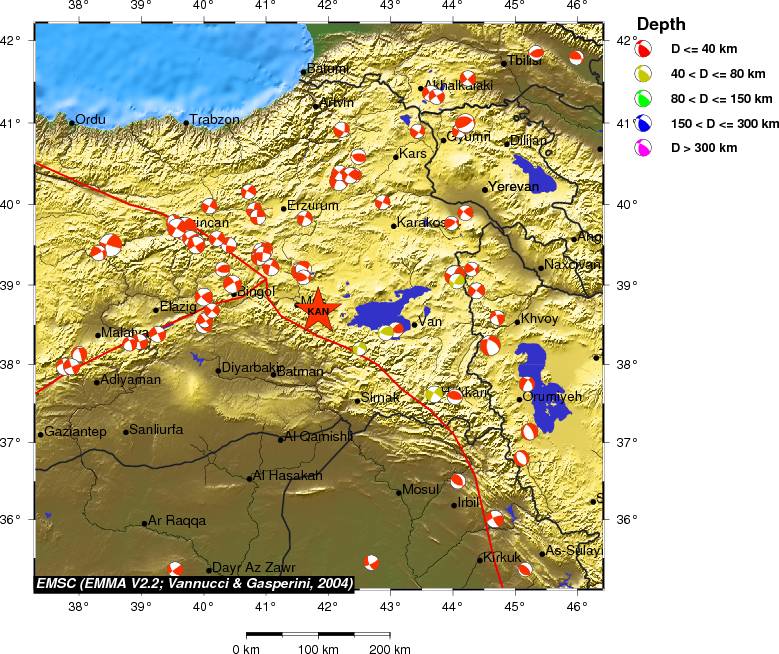 Regional moment Tensor