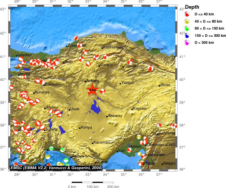 Regional moment Tensor