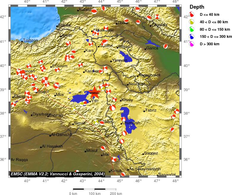 Regional moment Tensor