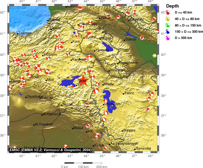 Regional moment Tensor