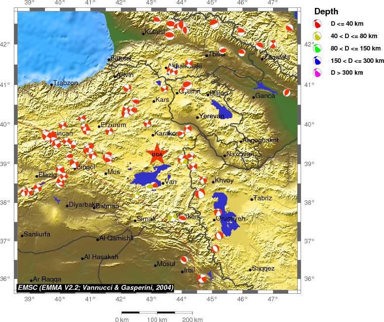 Regional moment Tensor