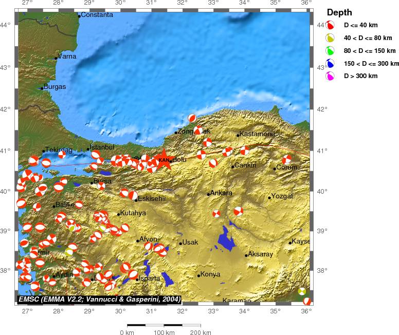 Regional moment Tensor