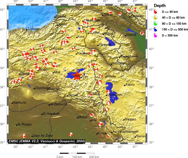 Regional moment Tensor