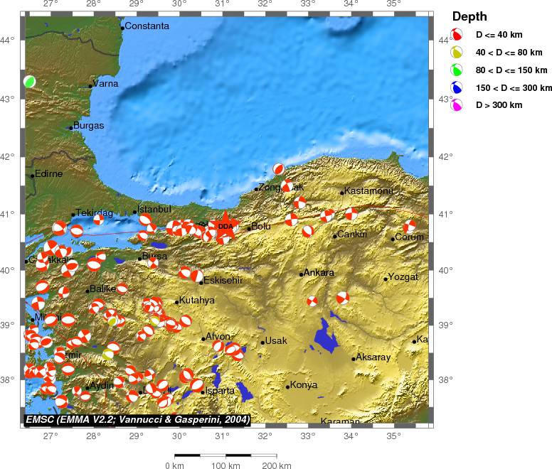 Regional moment Tensor