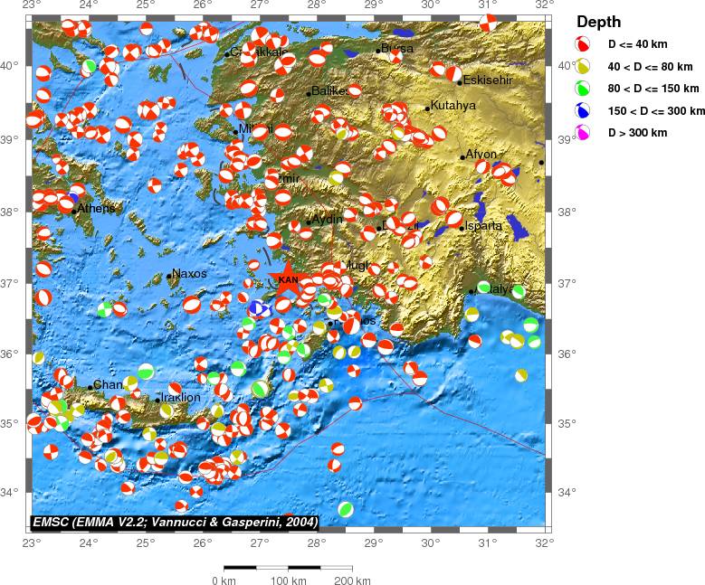 Regional moment Tensor