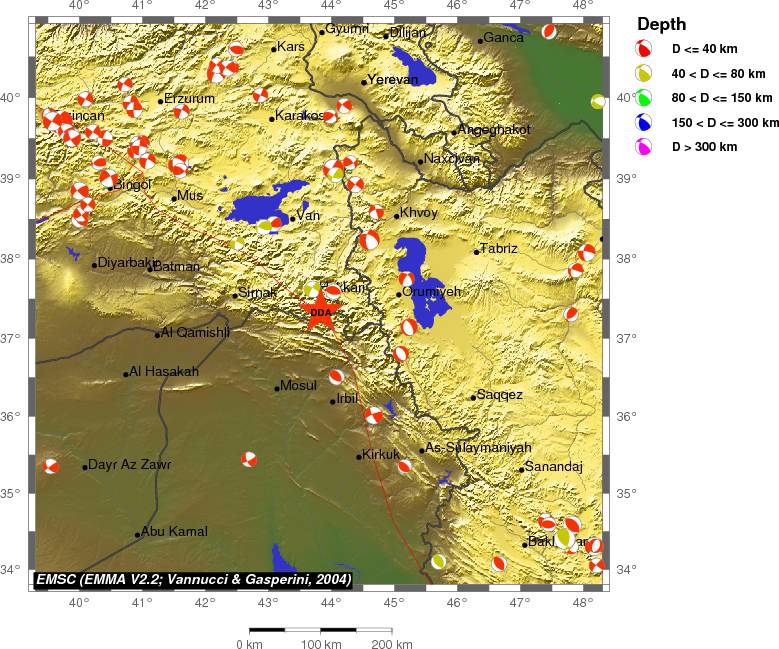 Regional moment Tensor