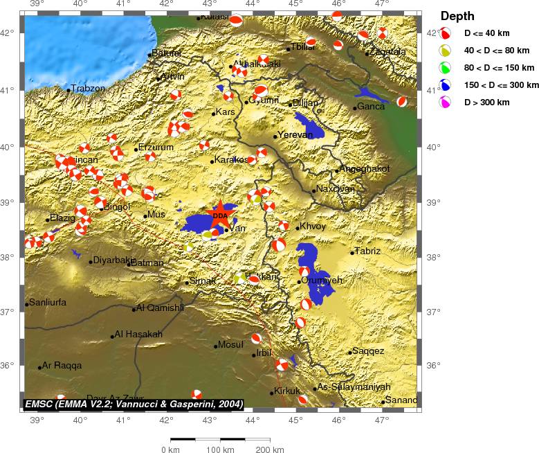 Regional moment Tensor