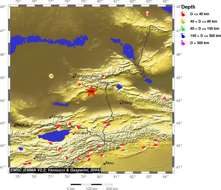 Regional moment Tensor