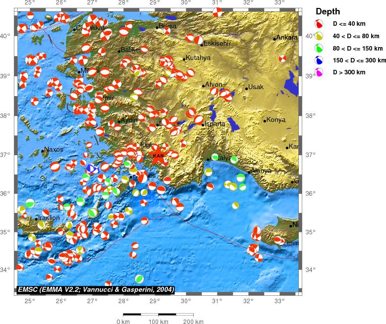 Regional moment Tensor
