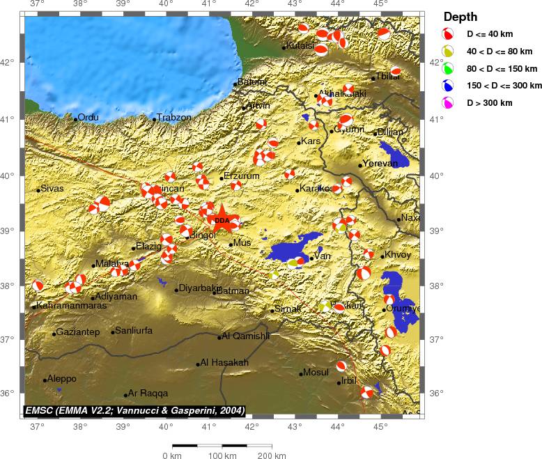 Regional moment Tensor