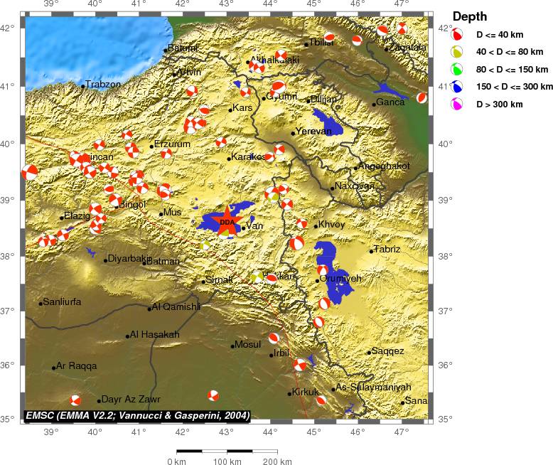 Regional moment Tensor