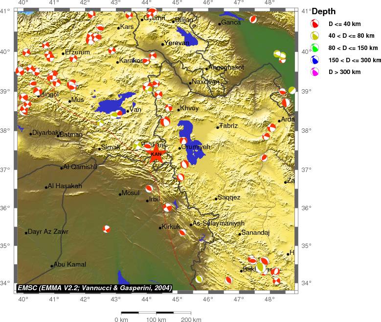 Regional moment Tensor