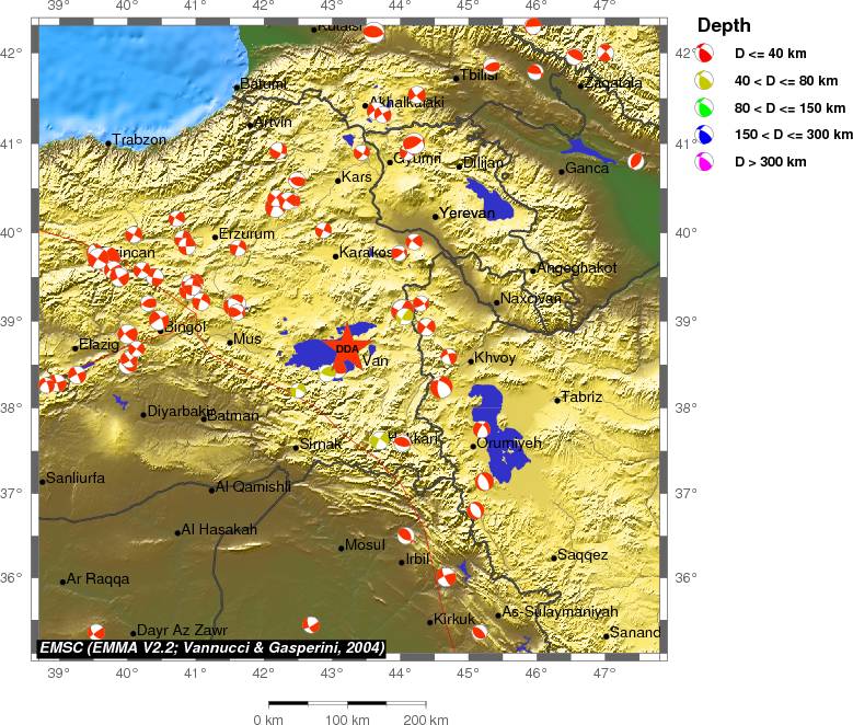 Regional moment Tensor