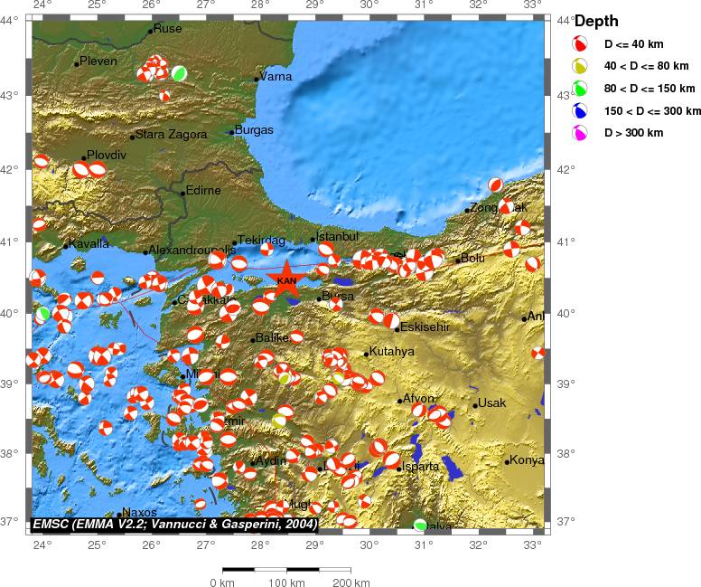 Regional moment Tensor