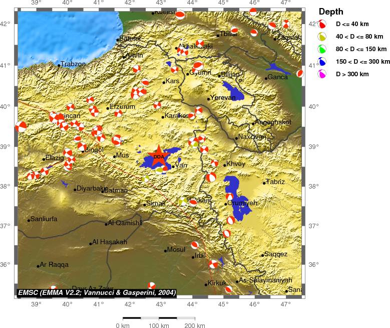 Regional moment Tensor