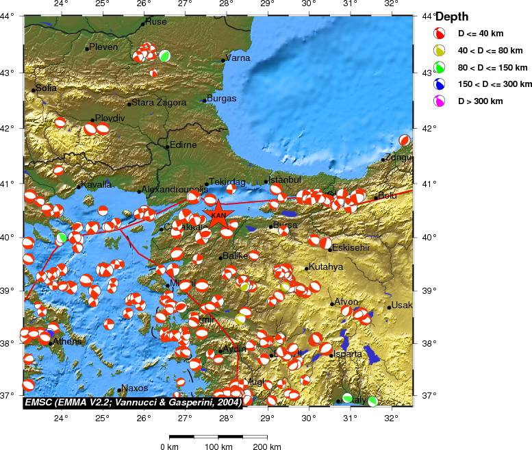 Regional moment Tensor