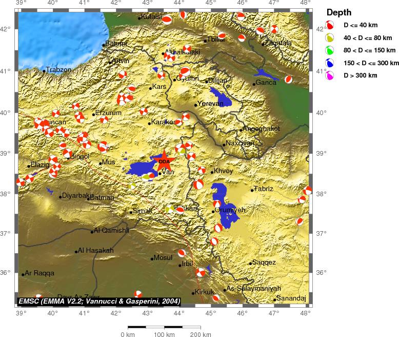 Regional moment Tensor