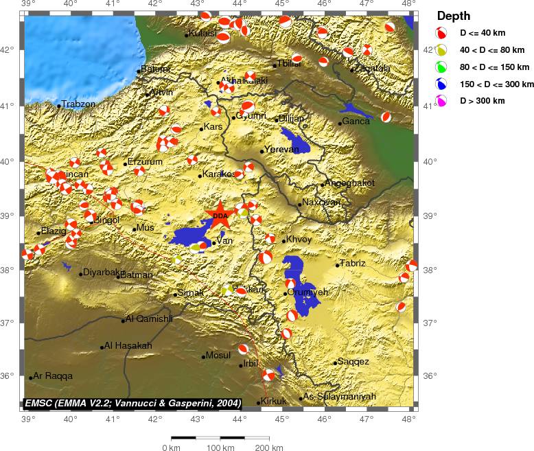 Regional moment Tensor