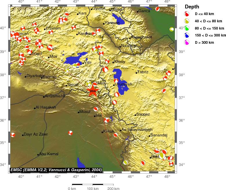 Regional moment Tensor