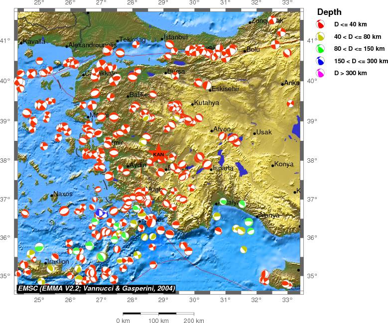 Regional moment Tensor