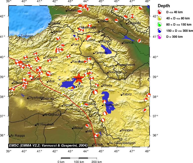 Regional moment Tensor