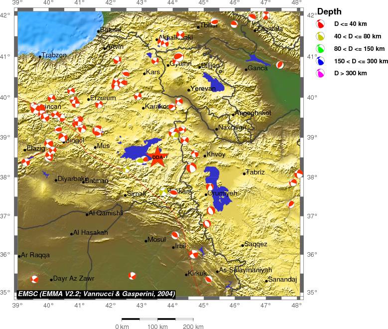 Regional moment Tensor