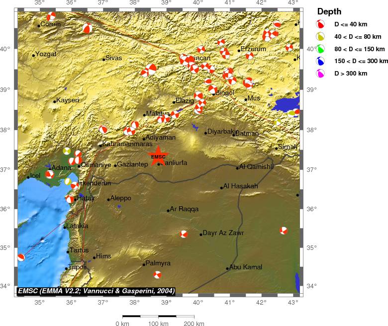 Regional moment Tensor