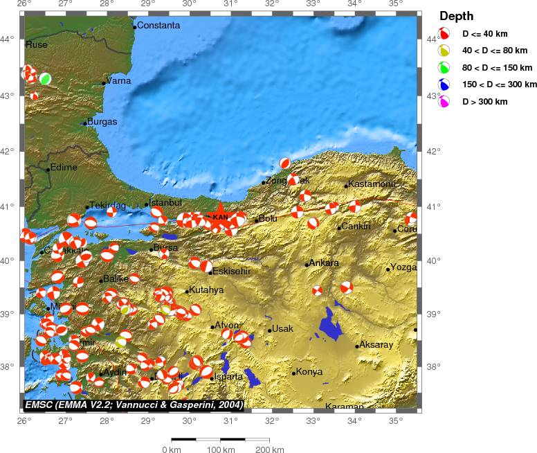 Regional moment Tensor
