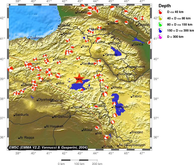 Regional moment Tensor