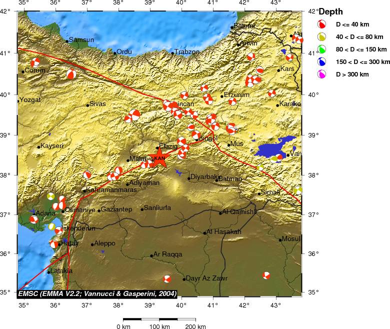 Regional moment Tensor