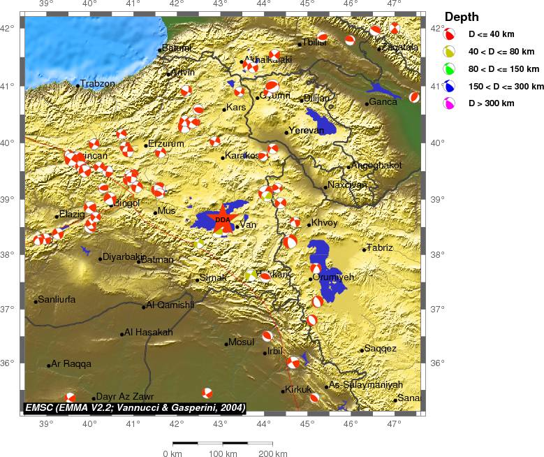 Regional moment Tensor