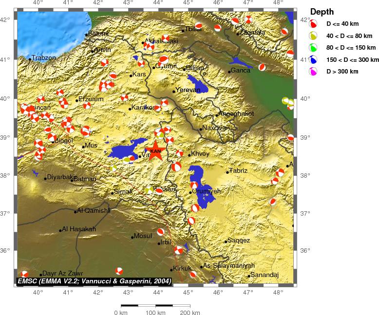 Regional moment Tensor