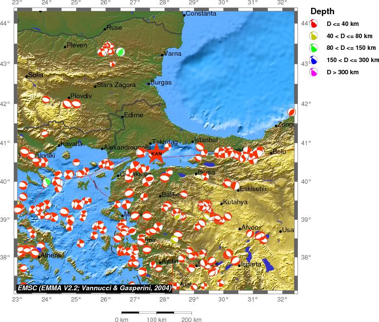 Regional moment Tensor