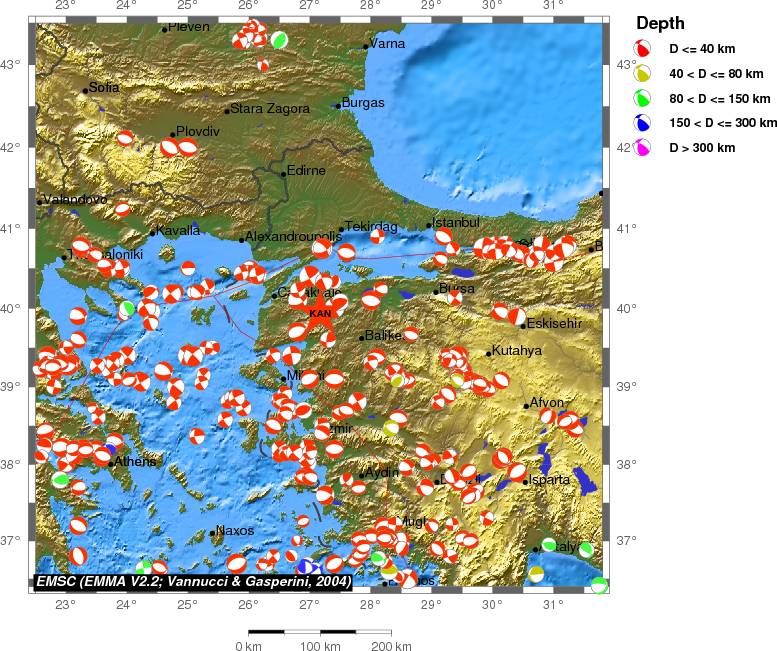Regional moment Tensor
