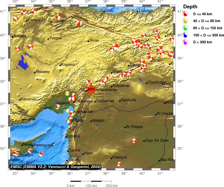Regional moment Tensor