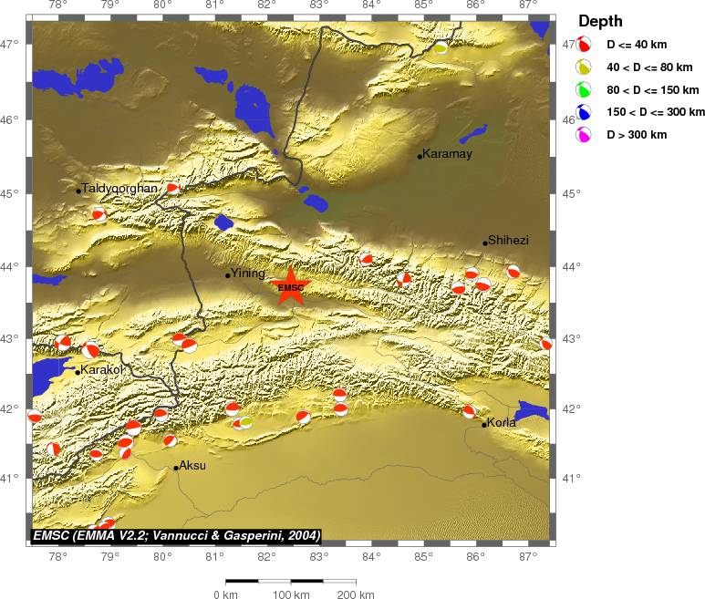 Regional moment Tensor