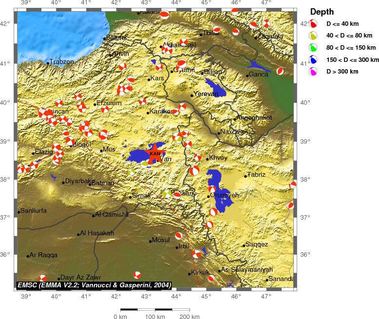 Regional moment Tensor