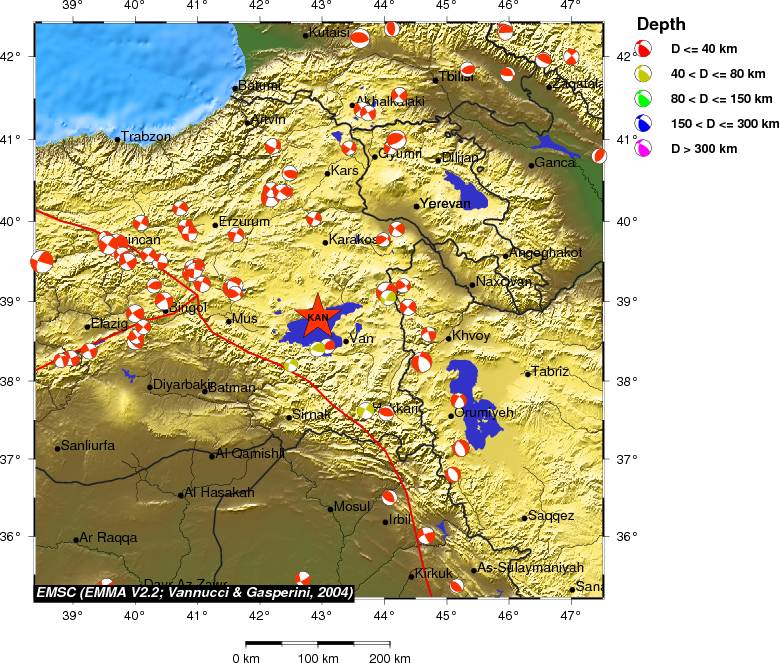 Regional moment Tensor
