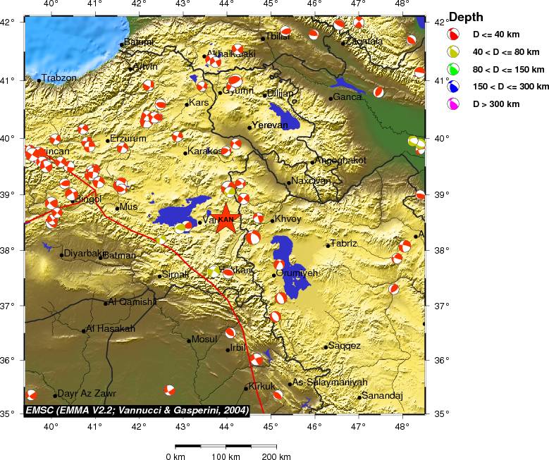 Regional moment Tensor