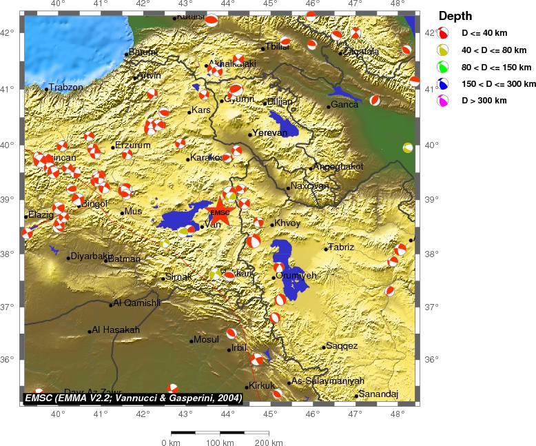 Regional moment Tensor