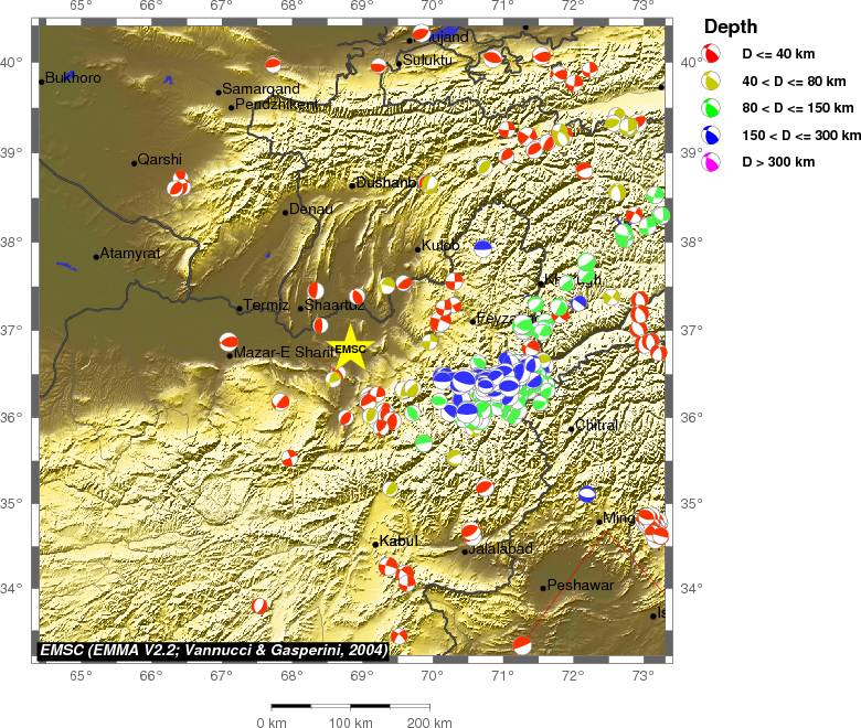 Regional moment Tensor