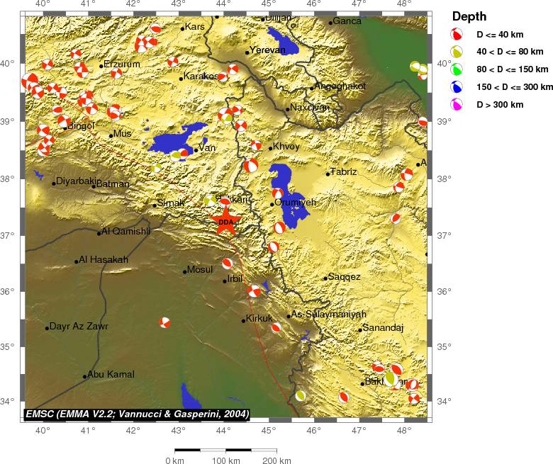 Regional moment Tensor