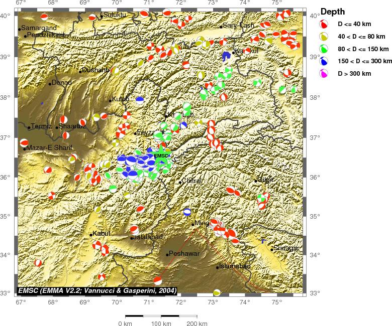 Regional moment Tensor