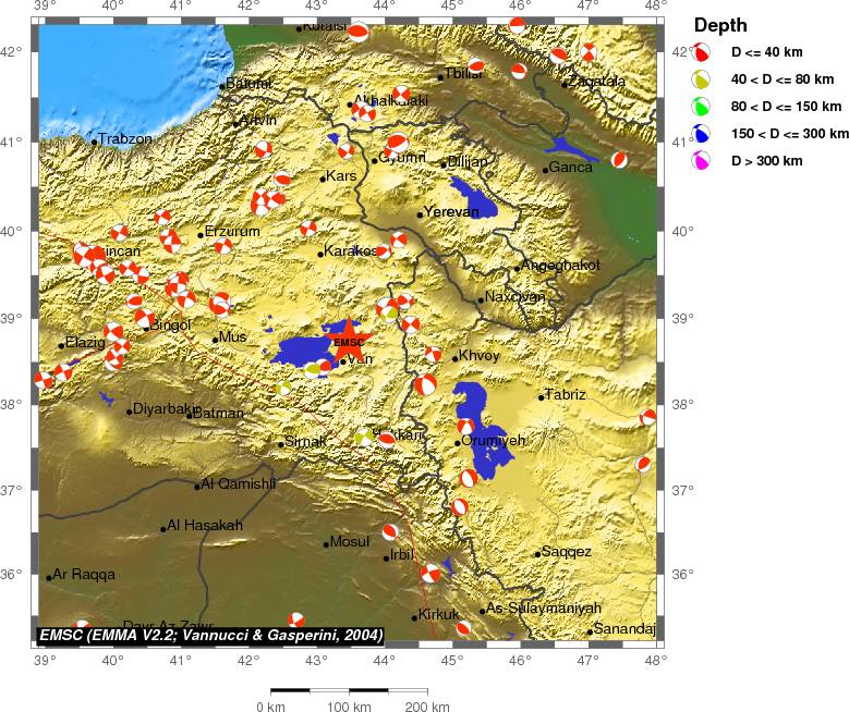 Regional moment Tensor