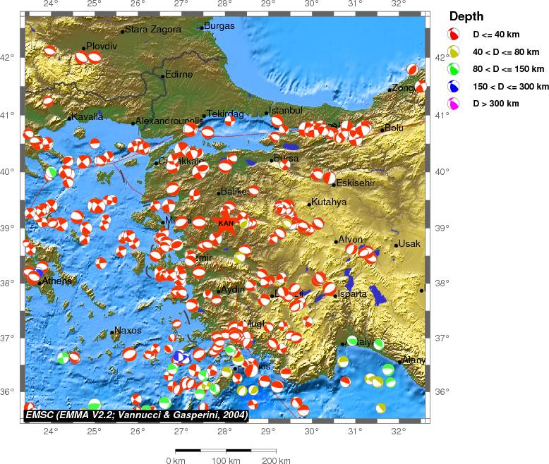 Regional moment Tensor