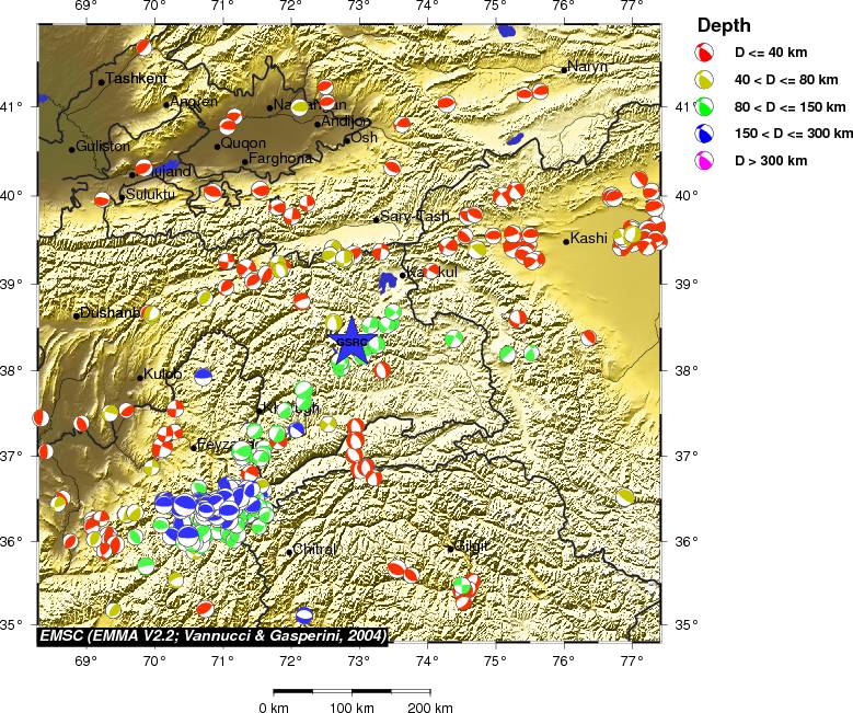 Regional moment Tensor