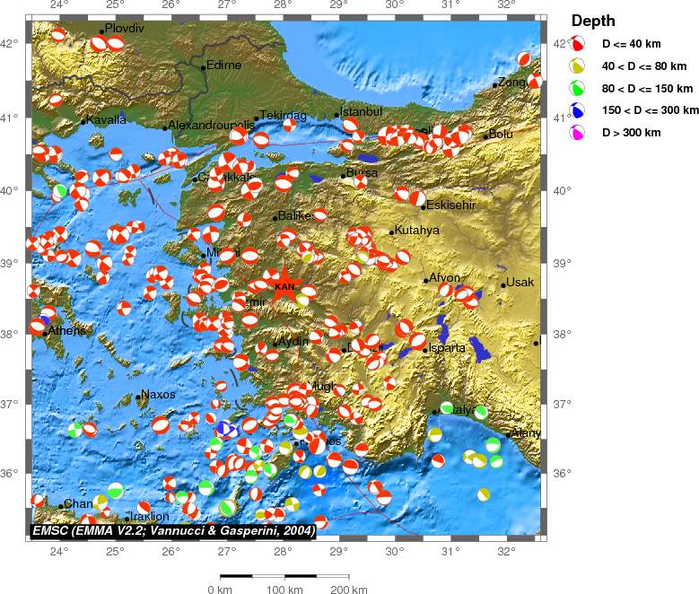Regional moment Tensor