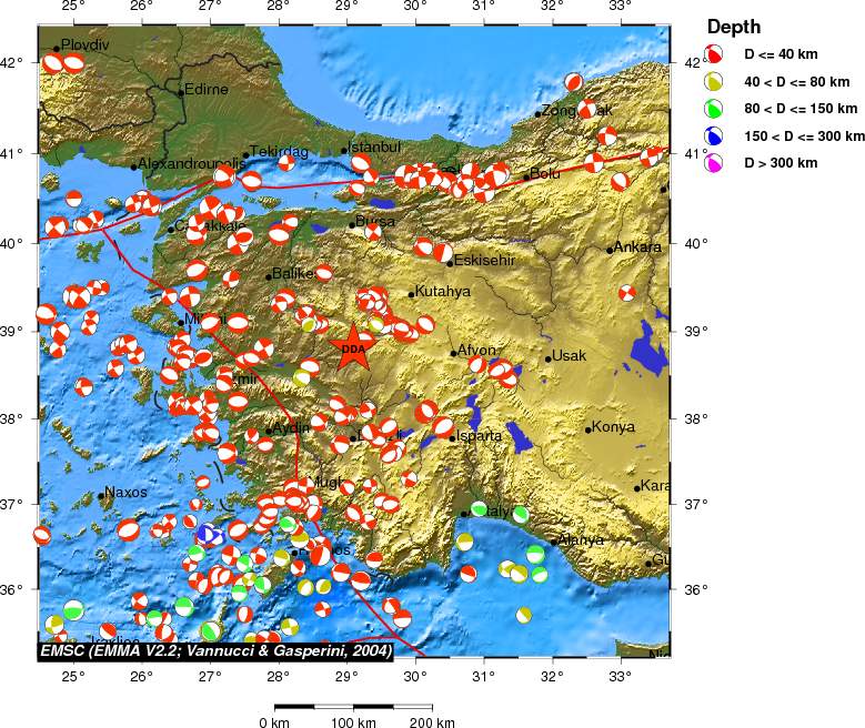 Regional moment Tensor